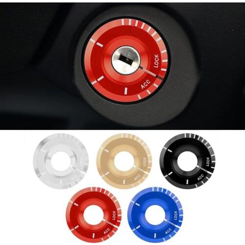 Car Ignition Key Hole Trim Cover Decorative Luminous Ring Stickers for AUDI A1 A3 A4 A5 A7 A8 Q3 Keyhole Accessories car-styling