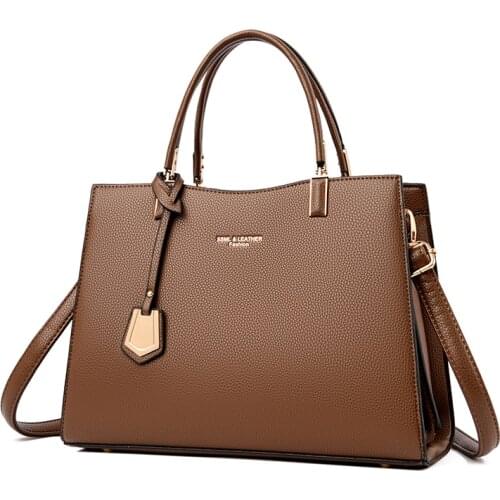 Designer Pu Leather Women Handbags High Quality Ladies Large Capacity Shoulder Messenger Bags Fashion Female Tote Crossbody Bag