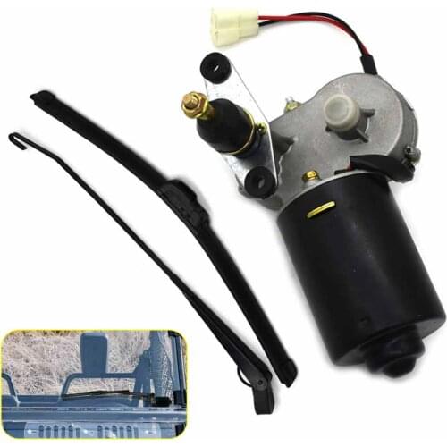 12V Electric Windshield Wiper Motor UTV Kit for Polaris Ranger Hard Coated