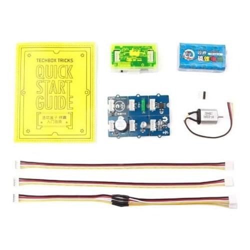 Chow Fire Created Kit Techbox Tricks without programming DIY electronic building blocks winder