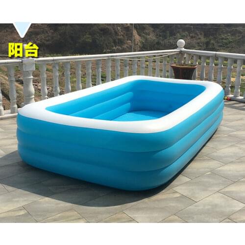 Intime Family Inflatable Pool Large size 196cm Kids Summer Swimming Pool Ocean Ball Pool