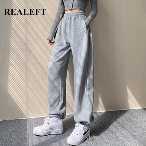 Женские прямые брюки REALEFT China At AliExpress