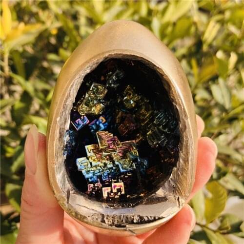 Rare Colorful Bismuth Ore Pyramid Collect Energy Reiki Healing