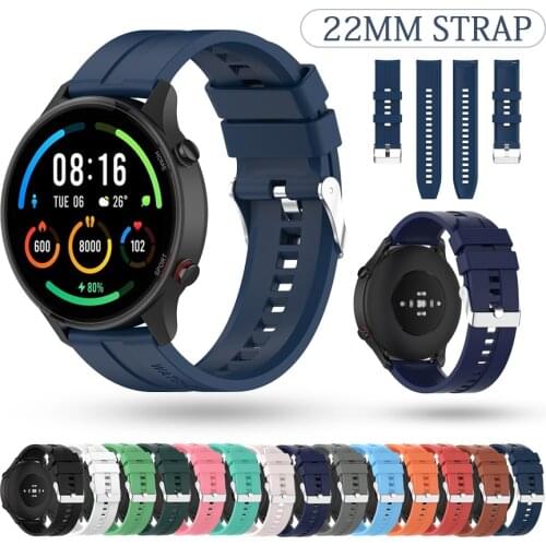 22mm Sport Watch Strap for Huawei Watch GT 2 Pro Band Silicone Bracelet Wristband Replacement for Samsung Galaxy Watch 3 45mm