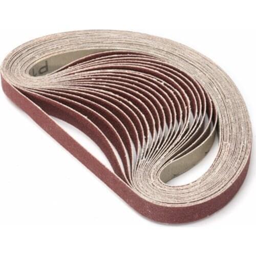 WENXING 10pcs 520*20mm grit40 - grit 400 Abrasive Belts Sanding Machine Tool for Belt Grinder