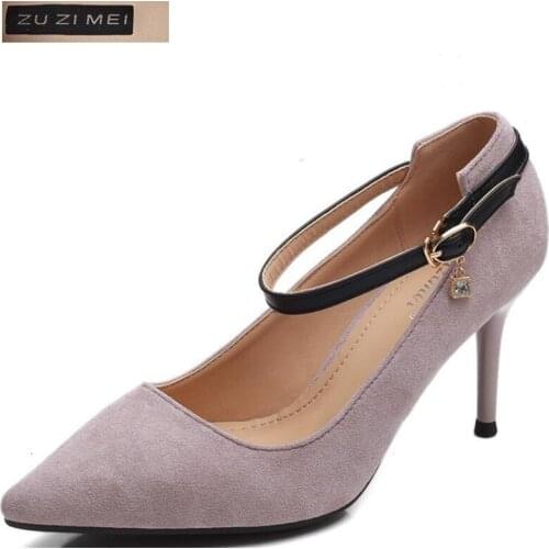 New woman Pumps 7CM autumn Thin heel shoes ol high-heeled shoes female the trend of ultra high heels female shoes