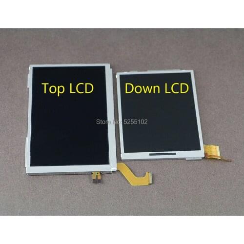1pc Top Bottom & Upper Lower LCD Display Screen For Nintend 3DS LL XL 3DSXL 3DSLL Replacemeny Parts
