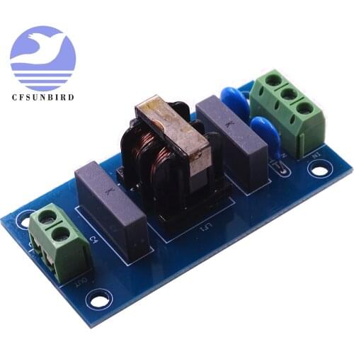 1pcs EMI Filter Sound Enhancer Filter Socket EMI Wave Module Power Filter