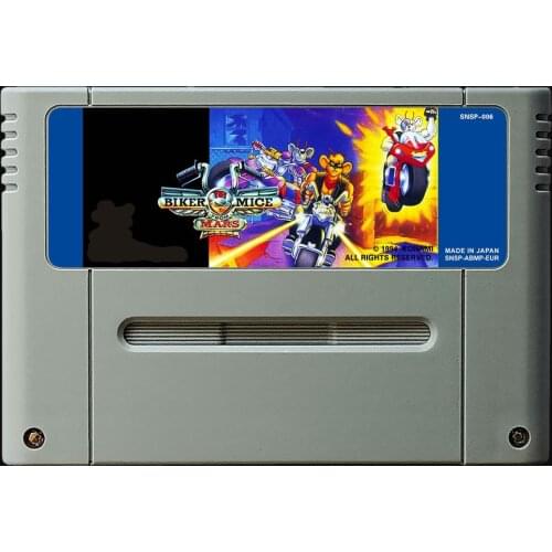 16Bit Games ** Biker Mice From Mars ( PAL EUR Version!! )