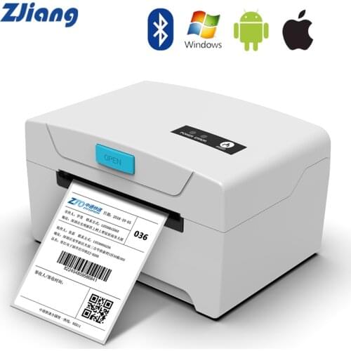 3inch Thermal Label Shipping Barcode Printer USB Bluetooth LAN Port Printer Thermal Sticker Printer For 40-80mm Width Printing