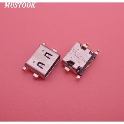 50pcs Micro USB charging port charger connector socket power jack for MOTO M XT1662 E3 XT1706 port dock plug replacement repair