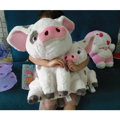Large 45cm Authentic Moana Wailea Maui pet pig Pua Plush Toy Gift