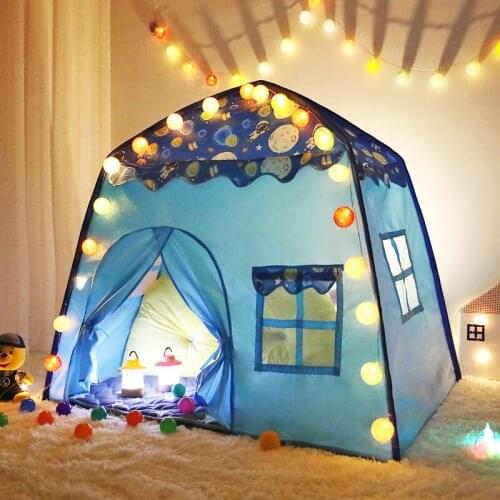 Childrens Tent Large Color Matching Kids Teepee Portable Girls Princess Castle Boys Outdoor Camping House Tent