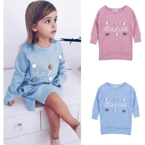 Child Baby Girls Warm Dress Autumn/winter Plush Ball Long Sleeve Mini Stright Dresses Girls Princess Dress Clothes 3-8 Years