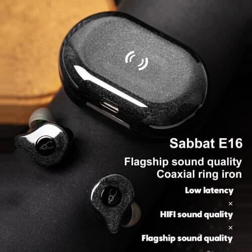 Sabbat E16 True Wireless BT5.2 Gaming Headset Low Latency Game Headphones Dynamic Balanced Armature Hybrid HiFi Music Earphone
