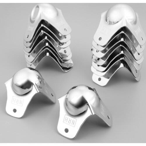 8pcs Metal Ball Shape Corner Bracket Cover Guard Protector Furniture Craft For Industrial Equipment Aluminum Box Flight Case
