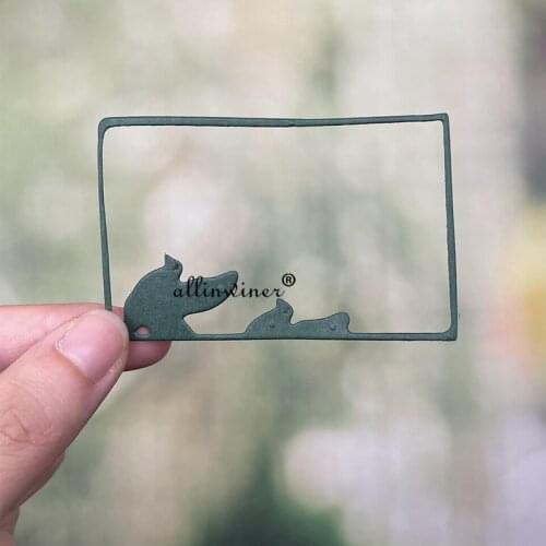 Peace dove bird frame Metal Cutting Dies Stencils Die Cut for DIY Scrapbooking Album Paper Card Embossing