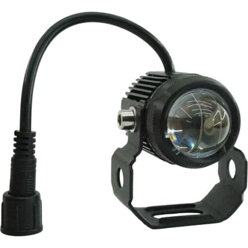 Mini car small steel cannon led laser fog light external waterproof motorcycle headlight two-color distance integrated spotlight