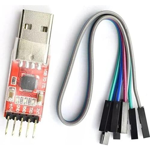 2.0 Module 6 Pin USB CP2102 For arduino USB To TTL Serial UART STC Download Cable Super Brush Line With Dupont Cable
