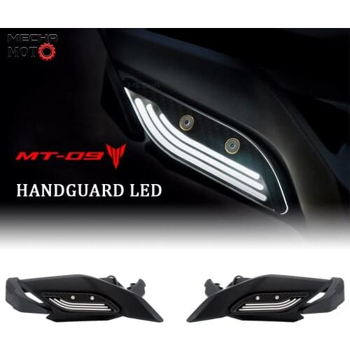 Motorcycle hand guard lights For YAMAHA MT09 TRACER FJ-09 MT-09 TRACER 2014 - 2017 Decorative Knuckle Guard LED lightss Kit