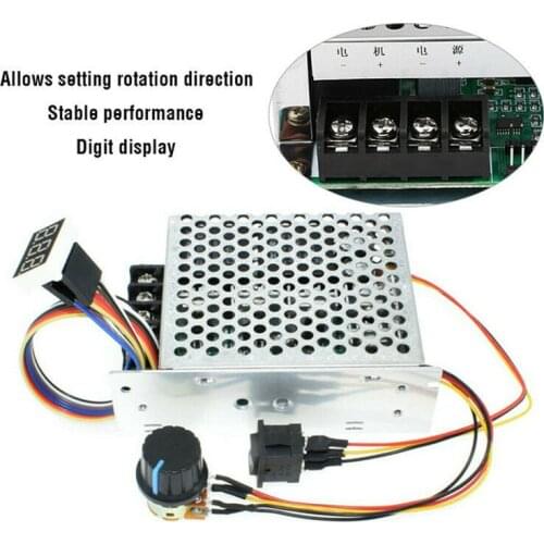 DC10-55V 60A 5000W Reversible DC Motor Speed Controller PWM Control Soft Start