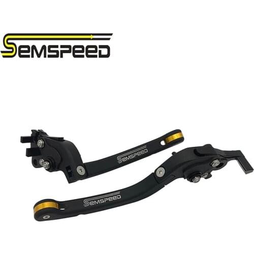 Motorcycle Brake Clutch Levers For Yamaha YZF-R1/R1M/R1S 2015-2020 YZF-R6 2017-2019 2020 Semspeed Adjustable Foldable CNC levers
