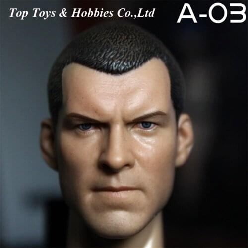 In Stock 1/6 Sam Worthington Head Sculpt W Neck Adaptor For 12'' Action Figure Model Toy Fit 12'' Action Figure