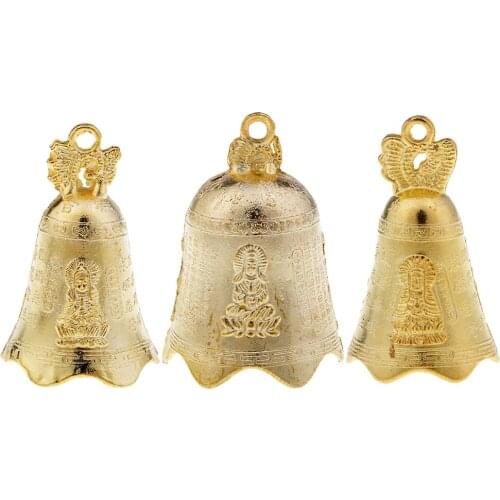 Vintage Metal Bell Wind Chime Fengshui Home Garden Hanging Decoration Shop Window Display Fortune Mascot