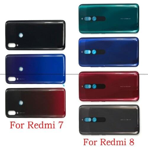 Back Battery Cover Glass with Side Power Key +Volume Button For Xiaomi Redmi 7 Redmi 8 Redmi 9C