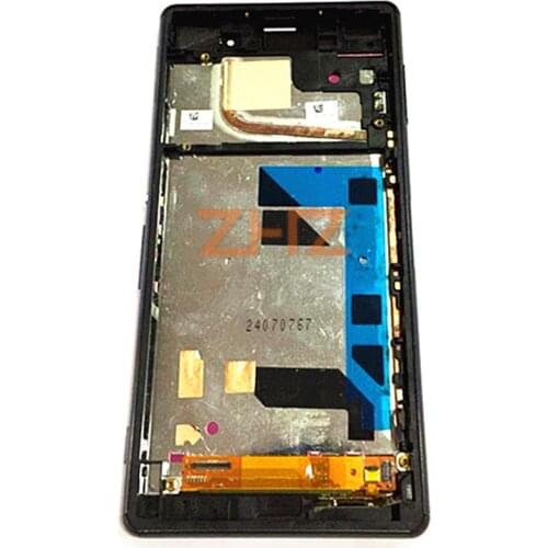 For Sony Xperia Z3 LCD Display Touch Screen Digitizer Assembly Frame for Xperia Z3 L55t D6633 D6683 LCD Display Repair Parts