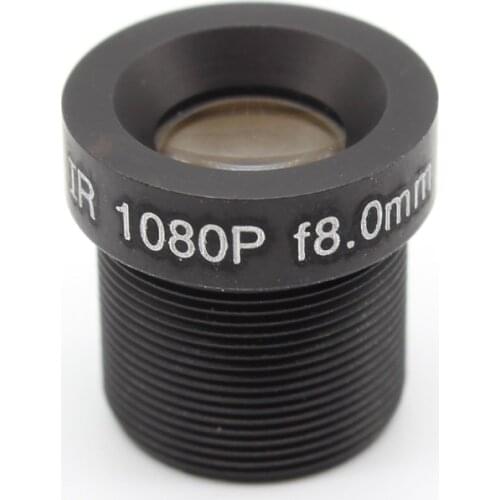 2pcs HD 1080p 8mm 48 Degrees Angle IR Board 1/2.7" CCTV Lens M12x0.5 Fixed for Security IP camera