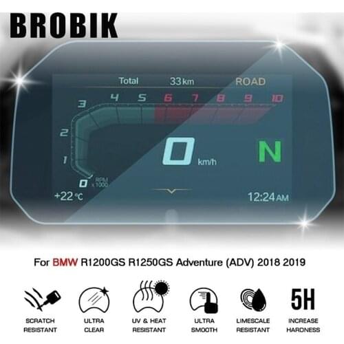 BROBIK For BMW R1200GS Adventure 2018 LC Motorcycle Accessories Speedometer Cluster Scratch Protection Film Screen Protector
