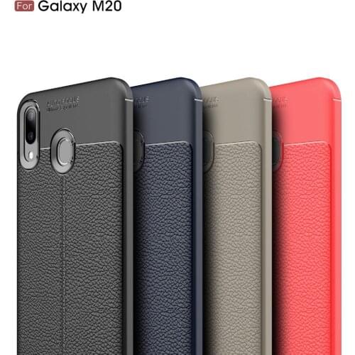 Case For Samsung Galaxy M10 Galaxy M20 M30 Samsung M50 Cover Silicone Carbon Fiber Bumper Shock Soft Back Cover Funda Coque Etui