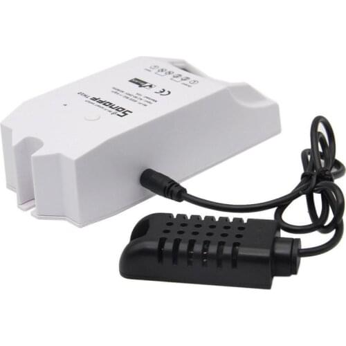 SI7021 Temperature Humidity Monitoring Sensor 16A Waterproof Smart Sensor CE/ROHS/FCC Remote Control work with Google Home/Nest