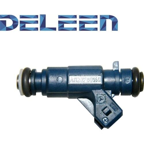 Deleen Set of 6 Bosch 0280156014 fuel injector 01-05 Mercedes C240 2.6L A1120780149 Car Accessories