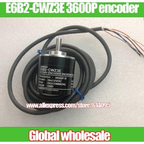 1pcs E6B2-CWZ3E 3600P / R for Omron photoelectric rotary encoder / incremental encoder speed three-phase 3600 line