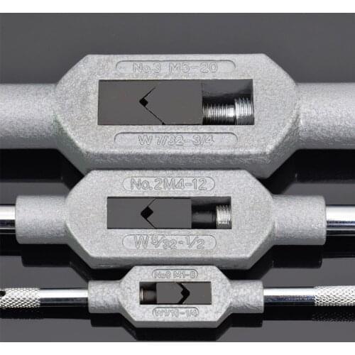 HSS Tap Wrench for Hand Using Adjustable Hand Tool Multiple Size