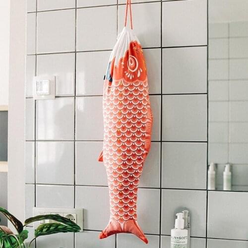 Koi Laundry Bag Cotton Travel Special Laundry Bag Storage Storage Decoration Hanging Bag