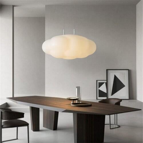 Nordic Creative LED Chandelier Bedroom Cafe Living Room Cute Girl Children Baiyun PE Material Decoration Lighting Lamps