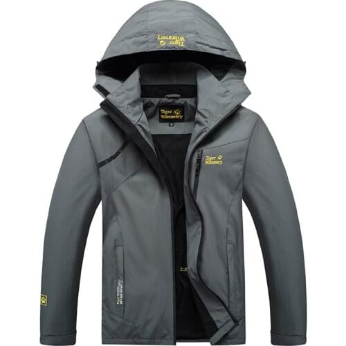 Spring Autumn Men Outdoor Waterproof Jackets Camping Hiking Jackets Hunting Climbing Wind Rain Fishing Sport Windbreaker Coats