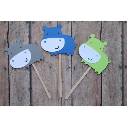 Boy Safari theme Cupcake Toppers nautical Wedding Food Picks baby shower party decorations