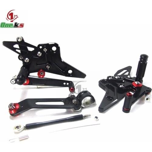 CNC Motorcycle Foot Pegs Rest Rearset Rear Set Footrest For KAWASAKI Z800 2013 2014 2015 2016 2017 CNC Motorcycle Foot Pegs Rest