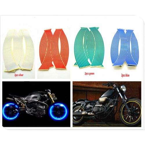 Motorcycle Wheel Sticker Decal Tape for Kawasaki ZZR600 Z900 Z650 VERSYS 1000 VULCAN S 650cc Z750 Z750S
