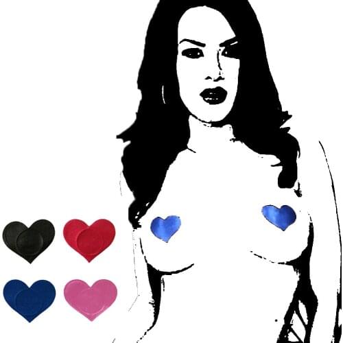 5 Pairs Womens Milk Paste Heart Chest Bra Nipple Covers Pads Body Breasts Stickers Disposable sex toys for women Spot Supply