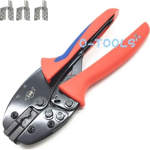 Hand crimping tools for non insulated heating film terminals and connectors S-01 clamp electric crimp pliers