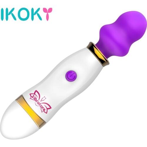 IKOKY Magic Rod 10 Speed Massage AV Stick Female Masturbation Sex Toys for Woman Clitoris Stimulate Silicone G-spot Vibrator