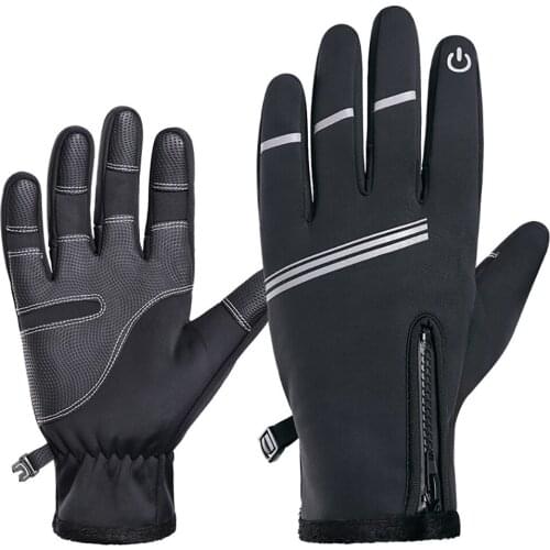 Bike Full Finger Gloves Winter Touchscreen Thermal Warm Cycling Bicycle Ski Camping Hiking Motorcycle Outdoor Sports Gloves