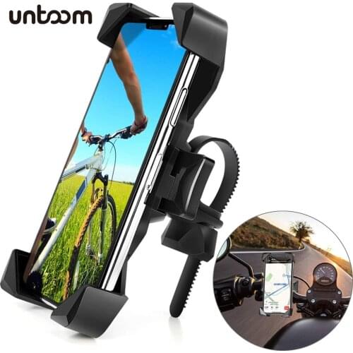 Bike Phone Holder Bicycle Handlebar Clip Stand for iPhone Samsung Universal Bike Motorcycle Mobile Phone Stand Mount GPS Bracket