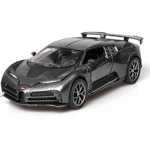 1:32 Centodieci carbon fiber die-casting toy car and toy metal toy car model high simulation pull back series for children