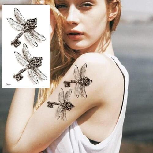 10 sheet Arm sleeve Tattoo fashion india flower pattern waterproof black rose flower Unisex Sexy Temporary tattoo sticker